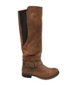 Cizme dama Tommy Hilfiger 39, piele, maro