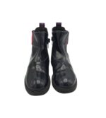 Botine dama 36, imitatie de piele, negru - imagine 3