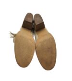 Botine dama Pier One 40, piele intoarsa, bej - imagine 5