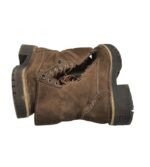 Ghete dama Bench 36, imitație de piele, maro, imblanite - imagine 4