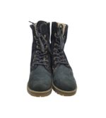 Ghete dama Tamaris 39, piele, piele intoarsa, bleumarin, imblanite - imagine 3