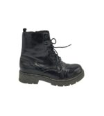 Ghete dama Tom Tailor 40, imitatie de piele, negru