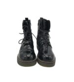 Ghete dama Tom Tailor 40, imitatie de piele, negru - imagine 3