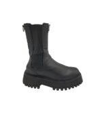 Ghete dama Bronx 36, piele, negru