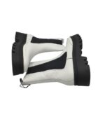 Ghete dama Zign 38, piele, material textil, alb - imagine 4