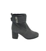 Botine dama Caprice 38, piele, gri