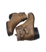Botine dama Caprice 38, piele, maro - imagine 4