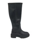 Cizme dama Only 39, imitatie de piele, negru, imblanite