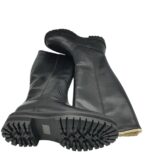 Cizme dama Only 39, imitatie de piele, negru, imblanite - imagine 4