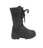 Ghete dama Gabor 39, piele, negru