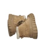 Ghete dama 39, material textil, maro - imagine 4