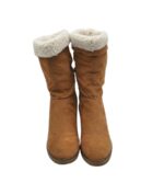 Cizme dama Dorothy Perkins 39, material textil, maro, imblanite - imagine 3