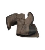 Cizme dama Progetto 37, piele, gri - imagine 4