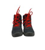 Ghete dama Quechua 37,  imitație de piele, material textil, negru - imagine 3