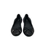 Balerini dama Dune 40, material textil, negru - imagine 5