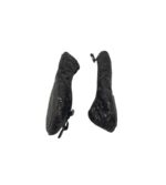 Balerini dama Dune 40, material textil, negru - imagine 2