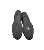 Balerini dama Dune 40, material textil, negru - imagine 3