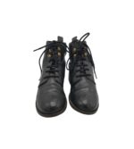 Ghete dama FatFace 38, piele, negru - imagine 3