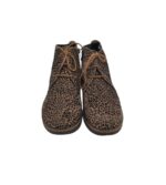 Ghete dama Waldlaufer 39, piele intoarsa , maro negru - imagine 3