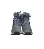 Ghete copii Quechua 32, piele intoarsa, albastru, captusite, waterproof - imagine 3