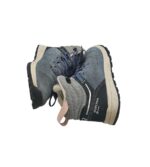 Ghete copii Quechua 32, piele intoarsa, albastru, captusite, waterproof - imagine 4