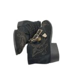 Botine dama Office 40, piele intoarsa, negru - imagine 4