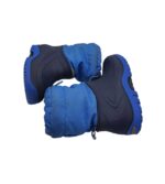 Cizme copii 29, material textil,  albastru, imblanite - imagine 4