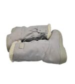 Cizme dama 38, material textil, gri, imblanite - imagine 4