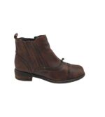 Botine dama S'oliver 40, piele, maro