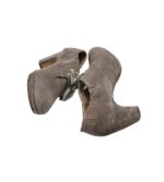 Pantofi dama Homers 37, piele intoarsa, gri - imagine 4