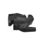 Botine dama Aoluum 36, imitatie de piele, negru - imagine 4