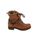 Ghete dama 38, piele, maro,  imblanite