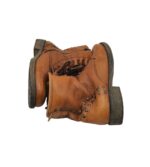 Ghete dama 38, piele, maro,  imblanite - imagine 4