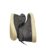 Botine dama Marcona 39, imitație de piele, gri, imblanite - imagine 4