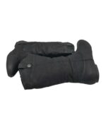 Cizme dama 38, imitatie de piele, negru, imblanite - imagine 4