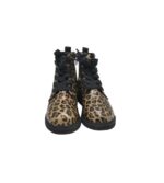 Ghete copii Tu 31, imitație de piele, maro negru - imagine 3