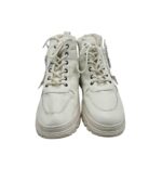 Ghete dama Fashion 42, imitație de piele, alb - imagine 3