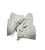 Ghete dama Fashion 42, imitație de piele, alb - imagine 4