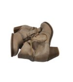 Botine dama  Kim Kay 38, piele, bej - imagine 4