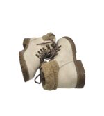 Ghete dama Cliffs  40, material textil, bej - imagine 4