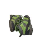 Ghete copii Richter 26, piele intoarsa, material textil, verde - imagine 4