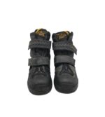 Ghete copii Ecco 33, piele, piele intoarsa, negru, Gore-tex - imagine 3