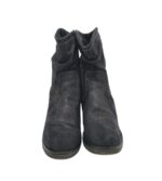 Botine dama S'oliver 41, material textil, negru - imagine 3