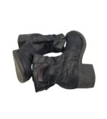 Botine dama S'oliver 41, material textil, negru - imagine 4