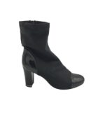 Botine dama Sergio Leone 39, material textil, negru