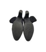 Botine dama Sergio Leone 39, material textil, negru - imagine 5