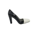 Pantofi dama Madeleine 40, piele, negru alb