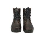 Ghete barbati Makalu 45, piele, material textil, maro - imagine 3