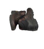 Ghete barbati Makalu 45, piele, material textil, maro - imagine 4