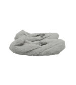 Papuci de casa Oysho 39, material textil, gri